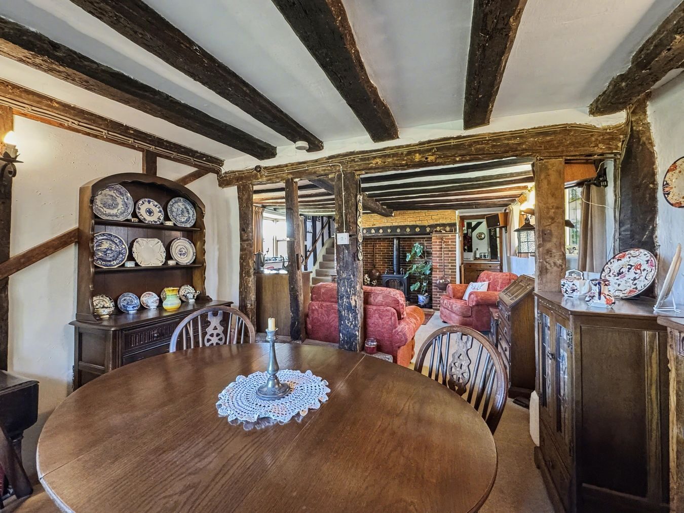 Valley Lane Cottage period cottage for sale, Buxhall, Suffolk, interior view 7